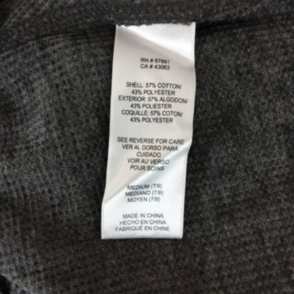 Juniors by Gen2 NCAA Nebraska Thermal Top Gray Medium - Picture 5 of 6